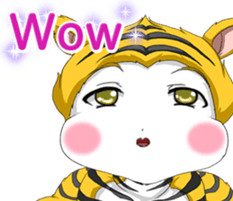 Lovely Loose Fuw Baby Vampire English sticker #14725384