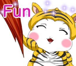 Lovely Loose Fuw Baby Vampire English sticker #14725388