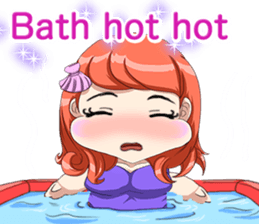 Lovely Loose Fuw Baby Vampire English sticker #14725393