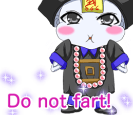 Lovely Loose Fuw Baby Vampire English sticker #14725394