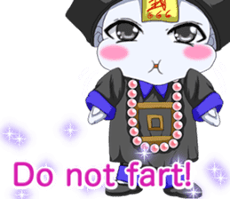 Lovely Loose Fuw Baby Vampire English sticker #14725394