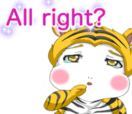 Lovely Loose Fuw Baby Vampire English sticker #14725396