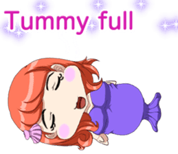 Lovely Loose Fuw Baby Vampire English sticker #14725397