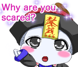 Lovely Loose Fuw Baby Vampire English sticker #14725398