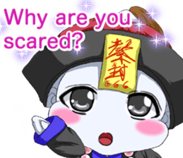 Lovely Loose Fuw Baby Vampire English sticker #14725398