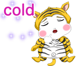 Lovely Loose Fuw Baby Vampire English sticker #14725400