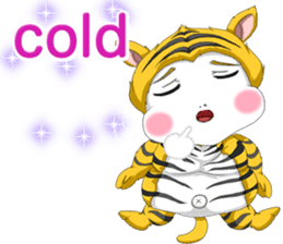 Lovely Loose Fuw Baby Vampire English sticker #14725400