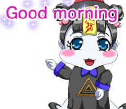 Lovely Loose Fuw Baby Vampire English sticker #14725407