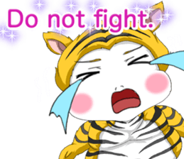 Lovely Loose Fuw Baby Vampire English sticker #14725408