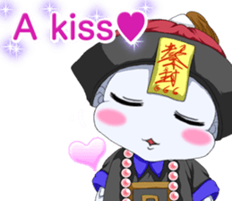 Lovely Loose Fuw Baby Vampire English sticker #14725410