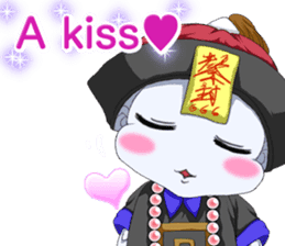 Lovely Loose Fuw Baby Vampire English sticker #14725410