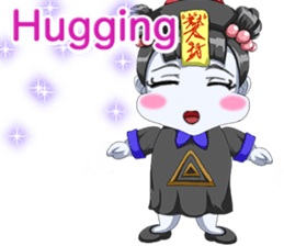 Lovely Loose Fuw Baby Vampire English sticker #14725411