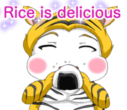 Lovely Loose Fuw Baby Vampire English sticker #14725412