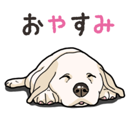 Wanko-biyori puppy Labrador retriever 4 sticker #14725909