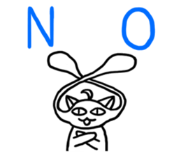 Also Chitto cat sticker #14725910