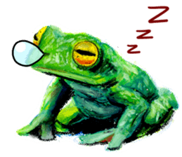 frogs!!! sticker #14726086