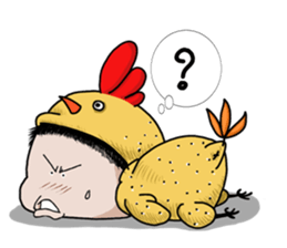 grilled Chicken mood Media sticker #14726111