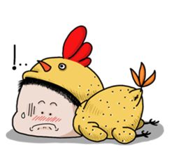 grilled Chicken mood Media sticker #14726114