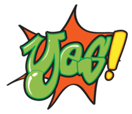 Graffiti Say sticker #14726157