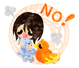 Little people -Mysterious little birds- sticker #14726271