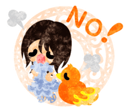 Little people -Mysterious little birds- sticker #14726271