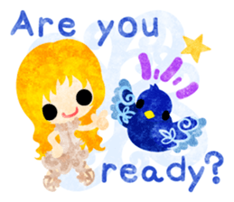 Little people -Mysterious little birds- sticker #14726275