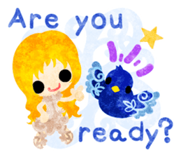 Little people -Mysterious little birds- sticker #14726275