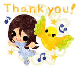 Little people -Mysterious little birds- sticker #14726279