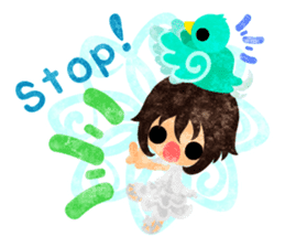 Little people -Mysterious little birds- sticker #14726281