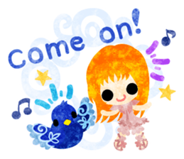 Little people -Mysterious little birds- sticker #14726282