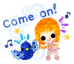Little people -Mysterious little birds- sticker #14726282