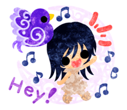 Little people -Mysterious little birds- sticker #14726283