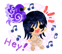 Little people -Mysterious little birds- sticker #14726283