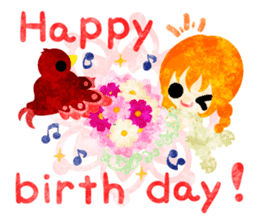 Little people -Mysterious little birds- sticker #14726284