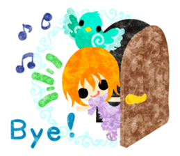 Little people -Mysterious little birds- sticker #14726288