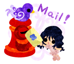 Little people -Mysterious little birds- sticker #14726290