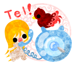 Little people -Mysterious little birds- sticker #14726291