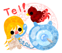 Little people -Mysterious little birds- sticker #14726291