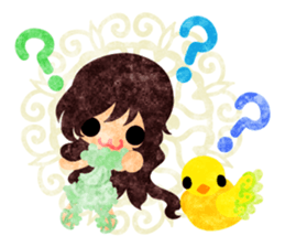 Little people -Mysterious little birds- sticker #14726293