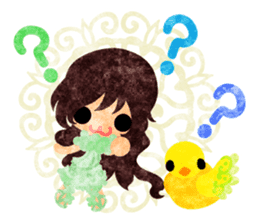 Little people -Mysterious little birds- sticker #14726293