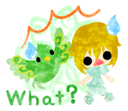 Little people -Mysterious little birds- sticker #14726294