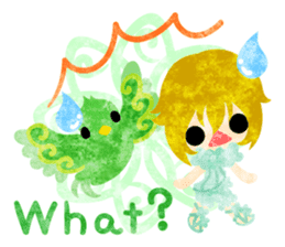 Little people -Mysterious little birds- sticker #14726294