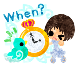 Little people -Mysterious little birds- sticker #14726295