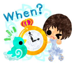 Little people -Mysterious little birds- sticker #14726295