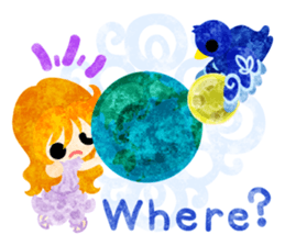 Little people -Mysterious little birds- sticker #14726296