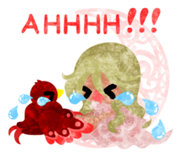 Little people -Mysterious little birds- sticker #14726298