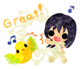 Little people -Mysterious little birds- sticker #14726300