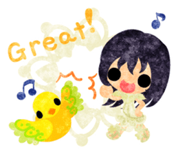 Little people -Mysterious little birds- sticker #14726300