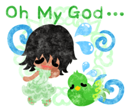 Little people -Mysterious little birds- sticker #14726301