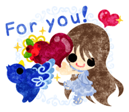 Little people -Mysterious little birds- sticker #14726303